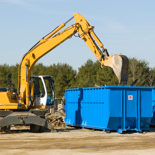 what size residential dumpster rentals are available in Harrod OH